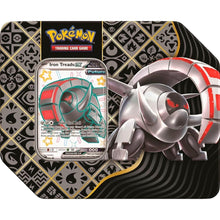 Load image into Gallery viewer, Pokemon Scarlet &amp; Violet Paldean Fates Iron Treads Tin
