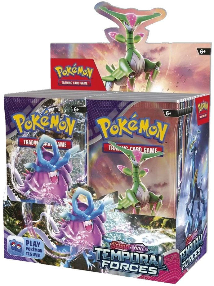 Pokemon Scarlet and Violet Temporal Forces Booster Box (36 Packs)