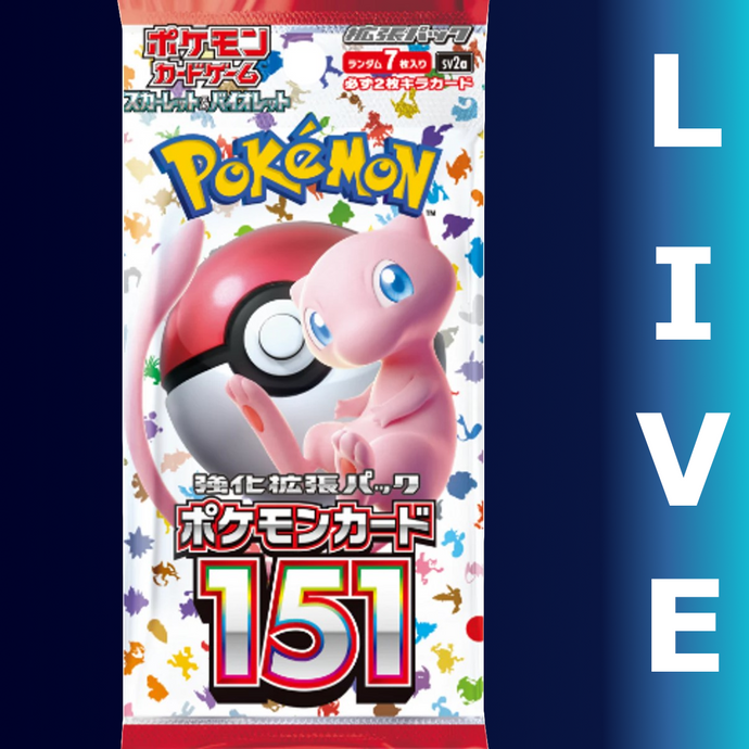 Japanese 151 Booster Pack - LIVE