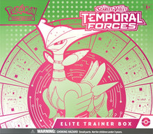 Load image into Gallery viewer, Pokemon Scarlet and Violet Temporal Forces Elite Trainer Box (Iron Leaves Variant)
