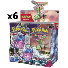 Load image into Gallery viewer, Pokemon Scarlet and Violet Temporal Forces Booster Box CASE (216 Packs) - LIVE
