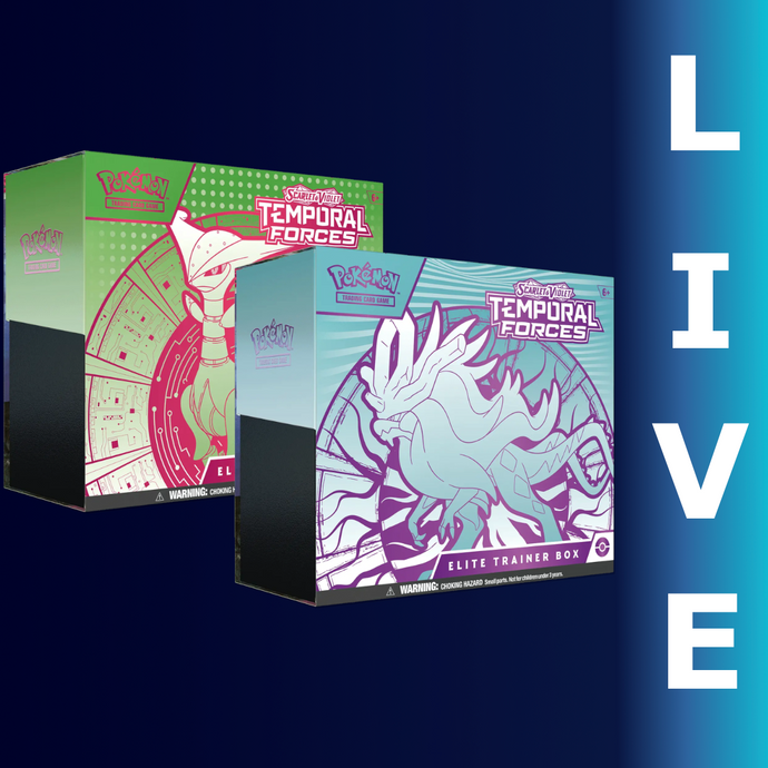 Pokemon Scarlet and Violet Temporal Forces ETB Bundle - LIVE