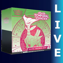 Load image into Gallery viewer, Pokemon Scarlet and Violet Temporal Forces Elite Trainer Box (Iron Leaves Variant) - LIVE
